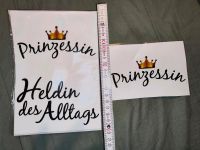 Neu Bügelbild bügelfolie Prinzessin Krone Heldin des Alltags Hamburg - Wandsbek Vorschau