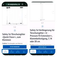 Treppenschutzgitter mit Verlängerung Nordrhein-Westfalen - Bergisch Gladbach Vorschau