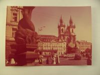 Prag, Altstädter Ring & die Teinkirche, Teynkirche, Alte Foto-Ak Bayern - Trogen Vorschau