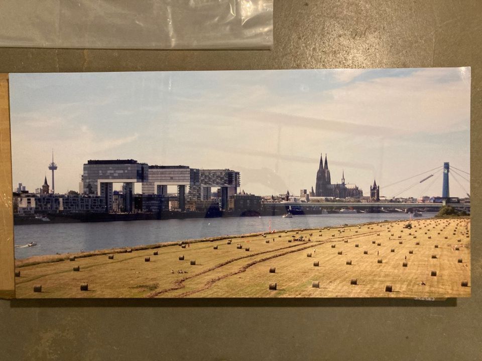 Kölner Stadt Panorama, Unikat, Alu-Dibond 120×60 cm (Direktdruck) in Köln