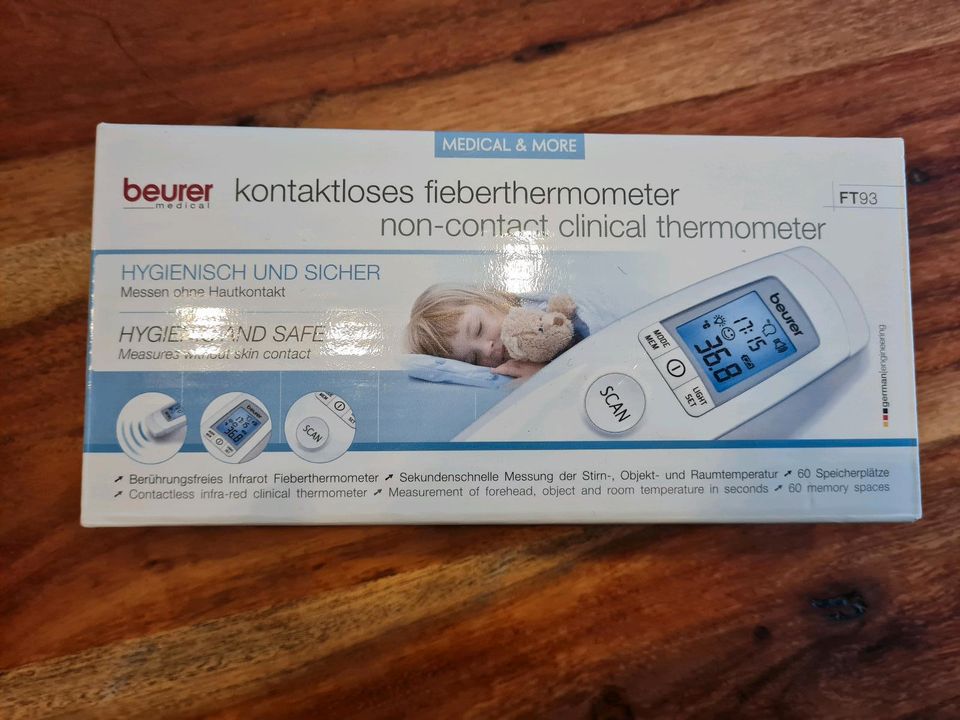 Beurer FT 93 neues kontaktloses Fieberthermometer in Ernsgaden