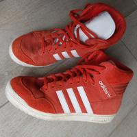 Sneaker, adidas, Gr. 42/41, fast NEU! orange/weiß Köln - Zollstock Vorschau