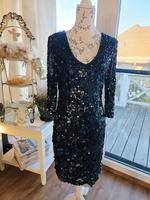 Heine Kleid Pailletten Gr. 38 blau Glitzer Brandenburg - Potsdam Vorschau
