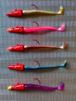 Eel-Head Jig mit Gummiwurm 21 cm lang 125g Hamburg-Mitte - Hamburg Billstedt   Vorschau