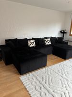 Sofa Lounge schwarz Samt 370x175 cm neuwertig Dortmund - Aplerbeck Vorschau