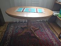 Ovaler Tisch - antikes Design - Holz Bayern - Tiefenbach Vorschau