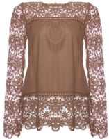 Damen Bluse Spitze Gr.4XL Lace Tunika Longsleeve Oberteil eizei Baden-Württemberg - Neuenstadt Vorschau