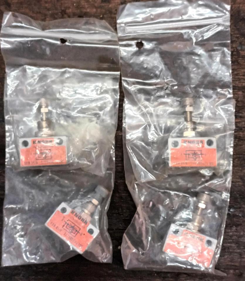 Pneumatik Drossel Knorr EDR 01/8 Pneumatikzylinder 4 Stück NEU in Hauenstein