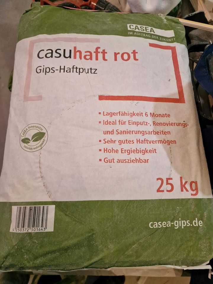 13 x Casuhaft Gips-Haftputz 25 kilo Säcke in Königsbach-Stein 