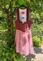 Neu Krüger Dirndl gr 36, 50er Rocklänge dunkelrot, rose Bayern - Blaichach Vorschau