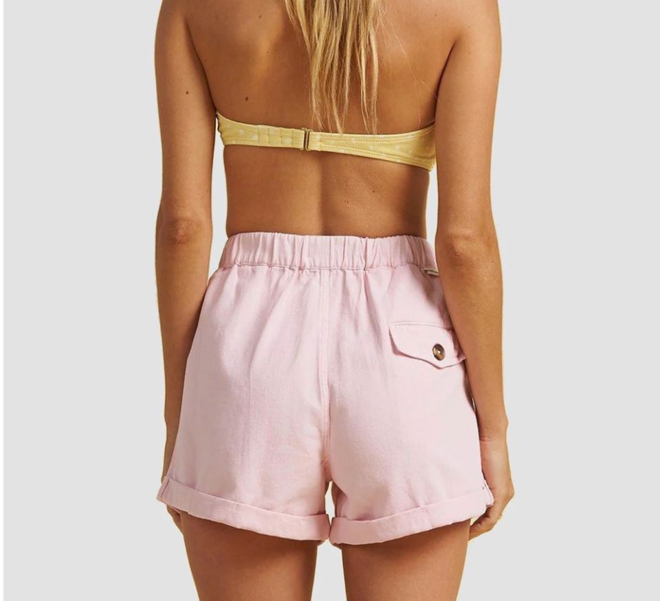 Gr.27 Billabong x Salty Blonde Baumwolle Shorts Rosa kurze Hose in Berlin