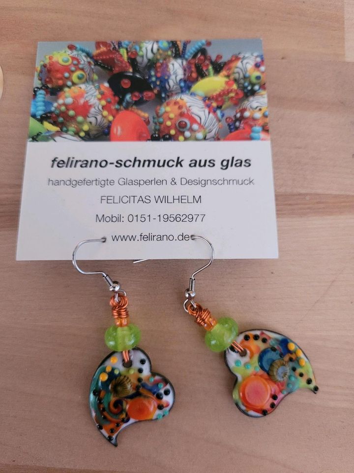 Felirano handgef. Glasperlen Design Schmuck auch einzeln in Warendorf