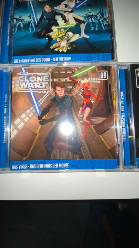 Star Wars The Clone Wars CDs 1-9,11 in Wardenburg