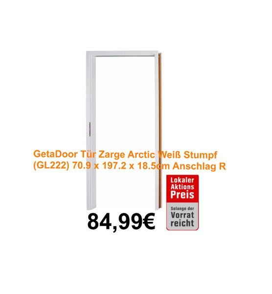 OBi Gießen Tür Zarge CPL Weiß GL222 Anschlag R 70,9x197,2x18,5cm in Hessen  - Gießen | Heimwerken. Heimwerkerbedarf gebraucht kaufen | eBay  Kleinanzeigen ist jetzt Kleinanzeigen