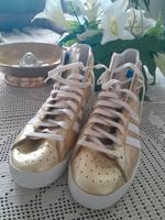 Neue Adidas Basket Profi in weiss/gold Niedersachsen - Ilsede Vorschau