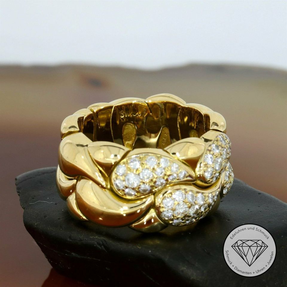 Wert 7.900,- Wempe Ring 0,98 ct 750 Gelb Gold 18k xxyy 160721 in Dortmund