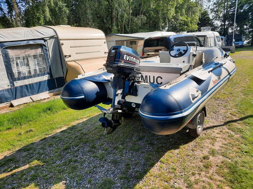 Honewave Schlauchboot T40AE mit Aluboden in Willich