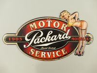 Packard Motor Service 45x25cm Werkstattblechschild gestanzt Krummhörn - Greetsiel Vorschau