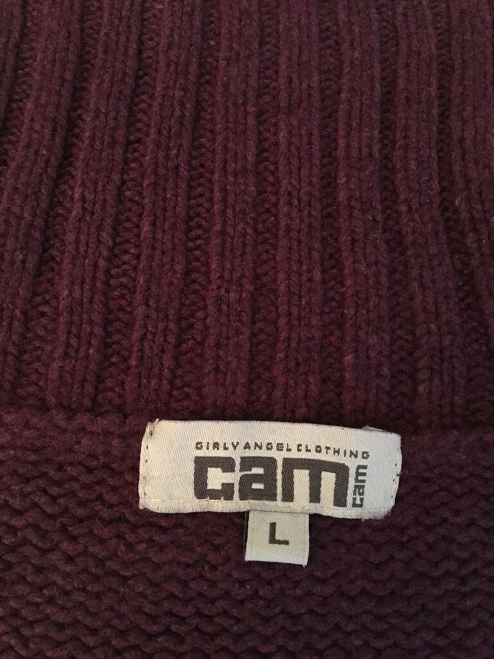 warm! soft 25% dicke Wolle Rollkragen Pullover, cam , Gr. L in Köln