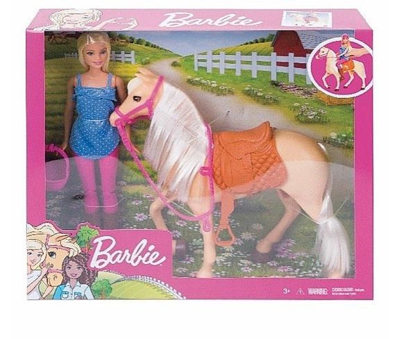 Barbie Pferd und Puppe von Mattel in Regensburg