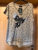 Gina Ernstings Family Shirt Adler Pailletten Khaki 42 NEU Nordrhein-Westfalen - Minden Vorschau