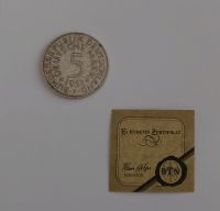 5 Mark Münze 1951, F, 625er Silber Baden-Württemberg - Todtnau Vorschau