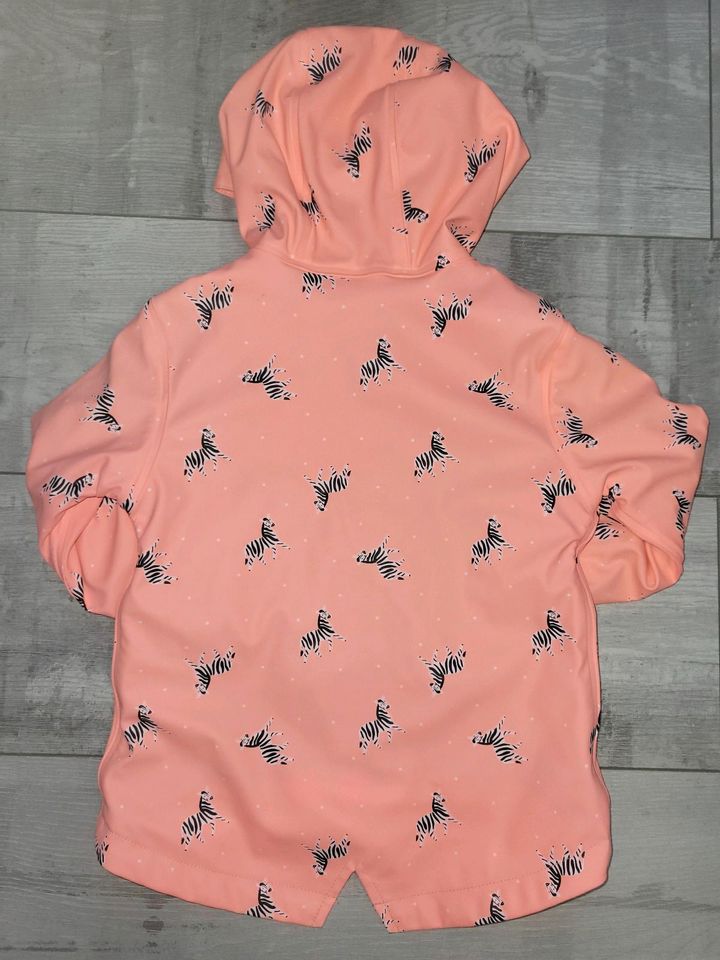 Regenjacke Lachs Neon Zebra in Brunsbuettel