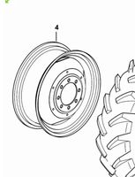 Deutz-Fahr Felge W12x24 Nordrhein-Westfalen - Grevenbroich Vorschau