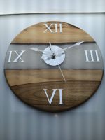 NEU Holz Epoxidharz Uhr Wanduhr SNOWY für Büro Haus Wohnzimmer Nordrhein-Westfalen - Ennepetal Vorschau