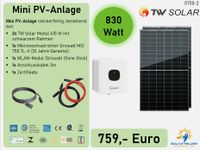 Mini PV-Anlage ☀️ | 830 Wp | GROWATT 0,75kW max Ausgangsleistung Niedersachsen - Hessisch Oldendorf Vorschau