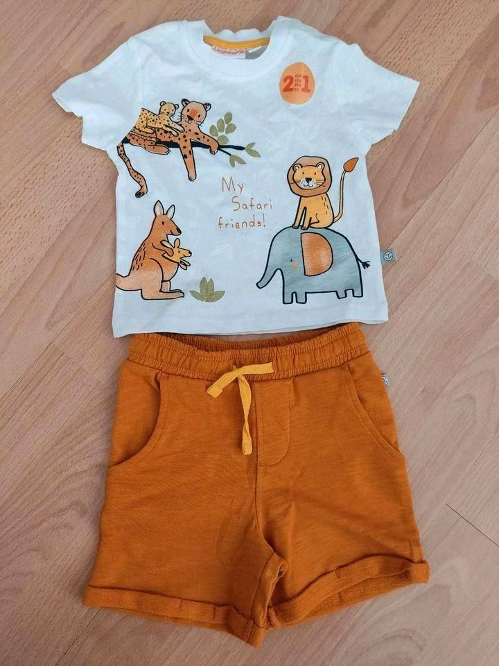 Liegelind Baby Sommerset Jungs Gr 74 Shorts T-Shirt Safari in Ditzingen