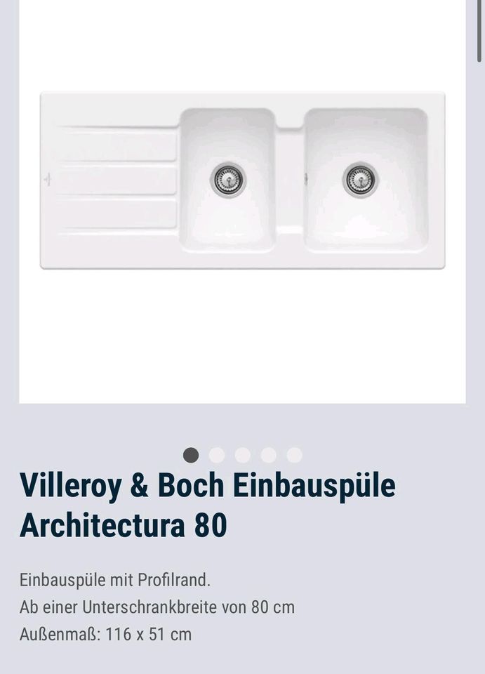 Villeroy &Boch /Design/ Spühle/Villeroy&Boch Einbauspühle in Ostseebad Binz