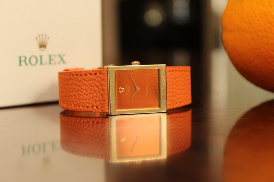 Rolex Cellini Orange Gold 4014 '1970er in Pforzheim