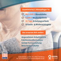 Examinierte Altenpfleger/in (m/w/d) 3.600 EUR (Husum) Nordfriesland - Husum Vorschau