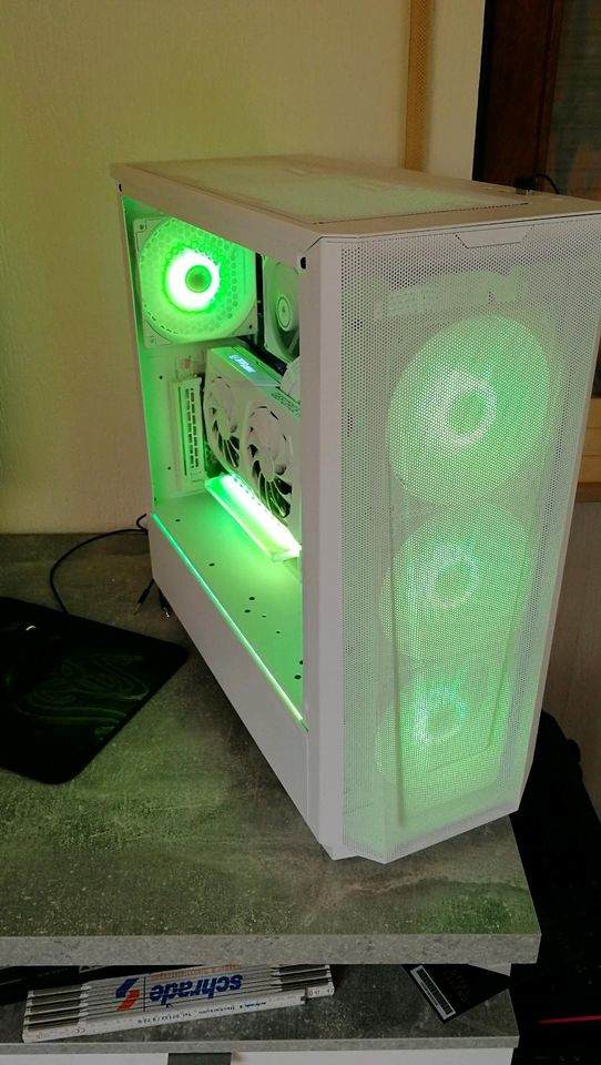 Gaming PC weiß RTX 3070 I5 WLan RGB in Kupferzell