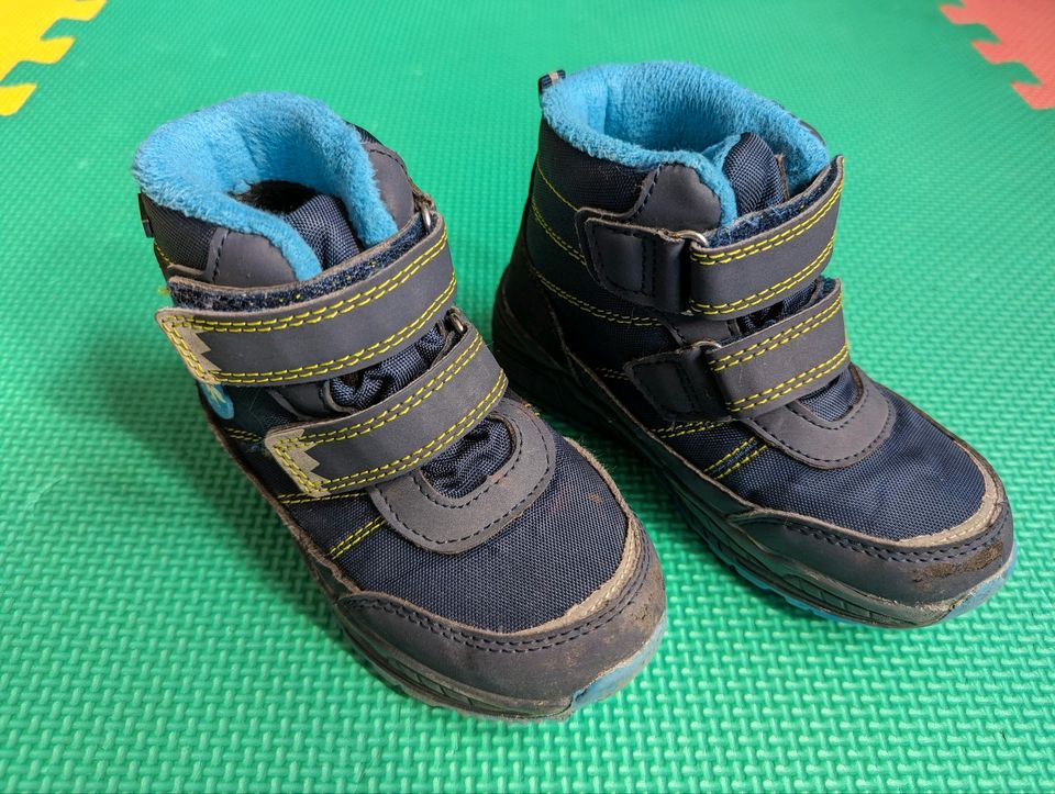 Kleinkinder Winterkurzstiefel in blau, Gr. 26, von Walk-X (Aldi) in Markkleeberg