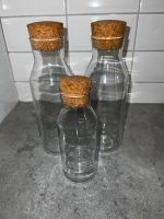 Ikea 365+ Karaffe Glas mit Stöpsel Kork 1x 0,5 und 2x 1 l Baden-Württemberg - Neuenbürg Vorschau