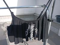 Schwarzer Bikini mit „Tropical Vibes“-Aufdruck Nordrhein-Westfalen - Baesweiler Vorschau