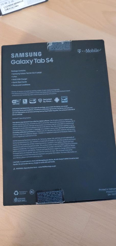 Samsung Galaxy Tab S4 64GB WIFI mit S Pen und P in Bergisch Gladbach