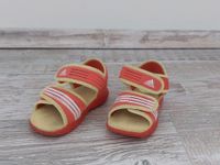 Adidas-Badesandalen / Badeschuhe / Gr. 21 / rot-gelb Thüringen - Teistungen Vorschau