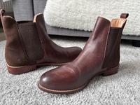 Cox Damen Chelsea-Boots/Stiefel Leder braun Hessen - Baunatal Vorschau