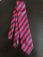 Exquisite Original Tie Rack Krawatte 100% Seide rot/blau gesteift München - Untergiesing-Harlaching Vorschau