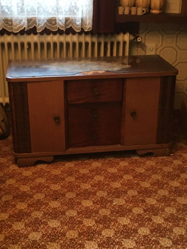 Antikes altes kompl. Schlafzimmer, Orig.WENDEL Möbel,50er Jahre in Iffezheim