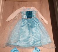 Elsa Kleid Fasching Handschuhe 110 cm Frozen Anna und Elsa Sachsen - Burgstädt Vorschau