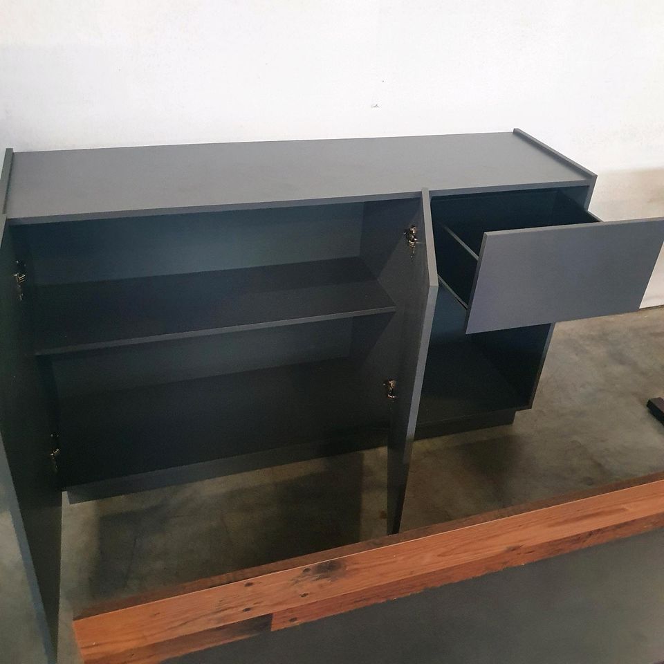 Sideboard grau - graphit  , 2x Türen 1x Schublade in Bielefeld