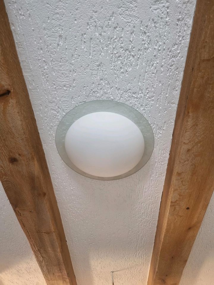 Deckenlampe Glas Milchglas in Marl
