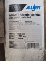 ALUJET Aluminiumfolie, glatt,weich,Walzblank, 0,05mmx1000mmx100m Bayern - Weiherhammer Vorschau