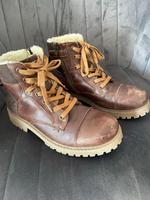 Bullboxer Schnürstiefel Braun Stiefel Boots Ungetragen Sachsen-Anhalt - Staßfurt Vorschau