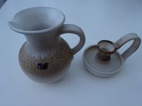 Keramik-Set, Krug u. Kerzenhalter, neuwertig Sachsen-Anhalt - Klötze Vorschau