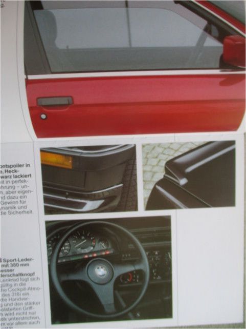 BMW Praxis Argumenter 11/1987 318i Edition E30 Katalog intern in Minden